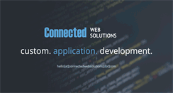 Desktop Screenshot of connectedwebsolutions.com